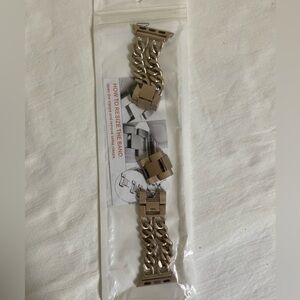 New Never Worn Secbolt Stainless Steel Band for Apple Watch 38mm Gold